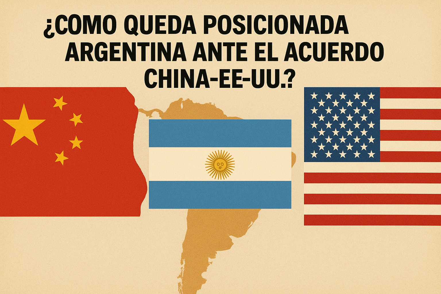¿CÓMO QUEDA POSICIONADA ARGENTINA ANTE EL ACUERDO CHINA-EE.UU.?
