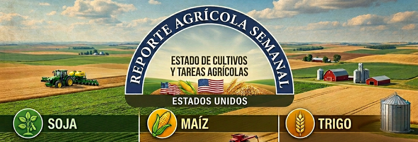 Avance de tareas y condiciones de cultivos EE.UU.