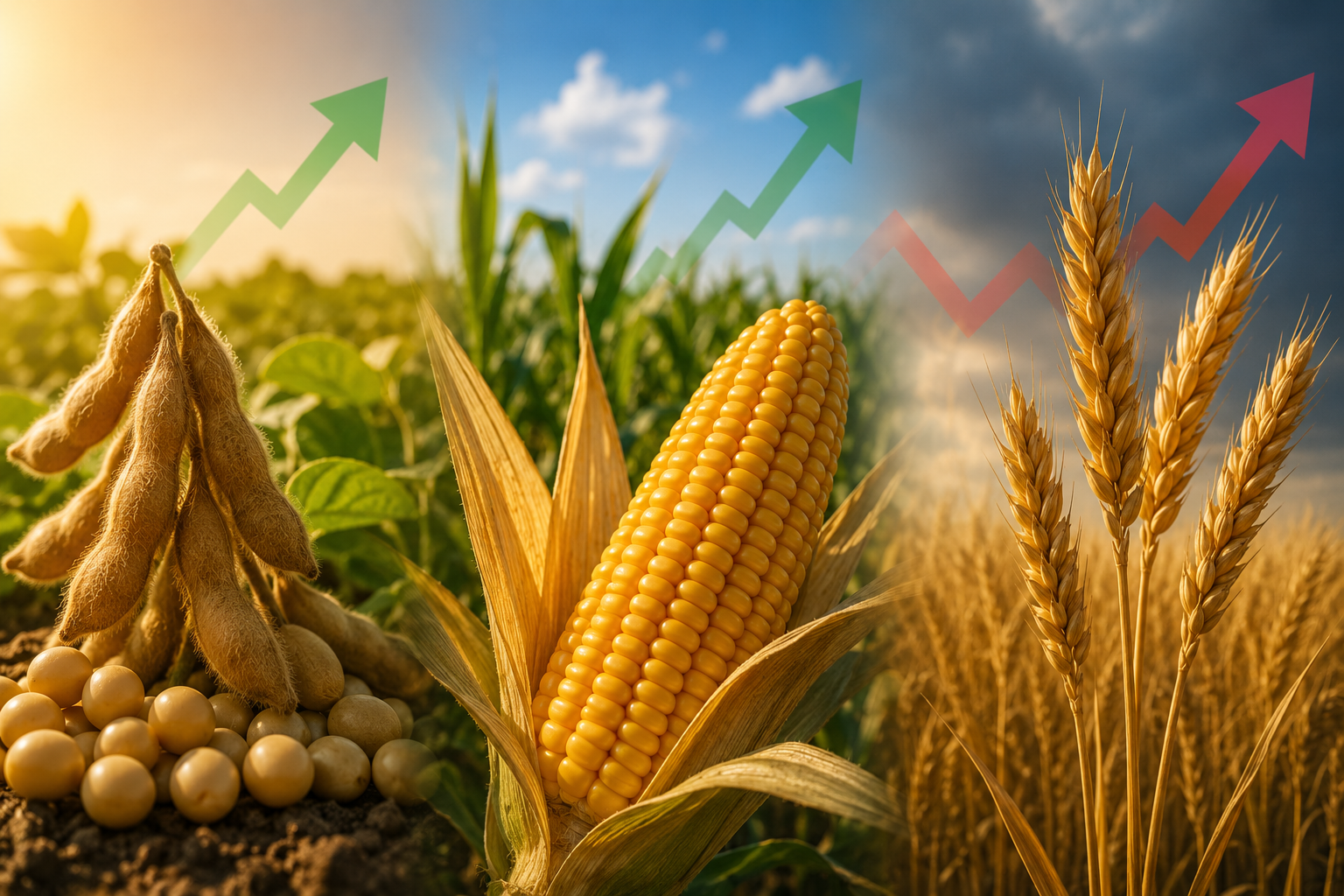 USDA: EL MERCADO ESPERA MÁS SOJA, MENOS MAÍZ Y STOCKS MÁS HOLGADOS
