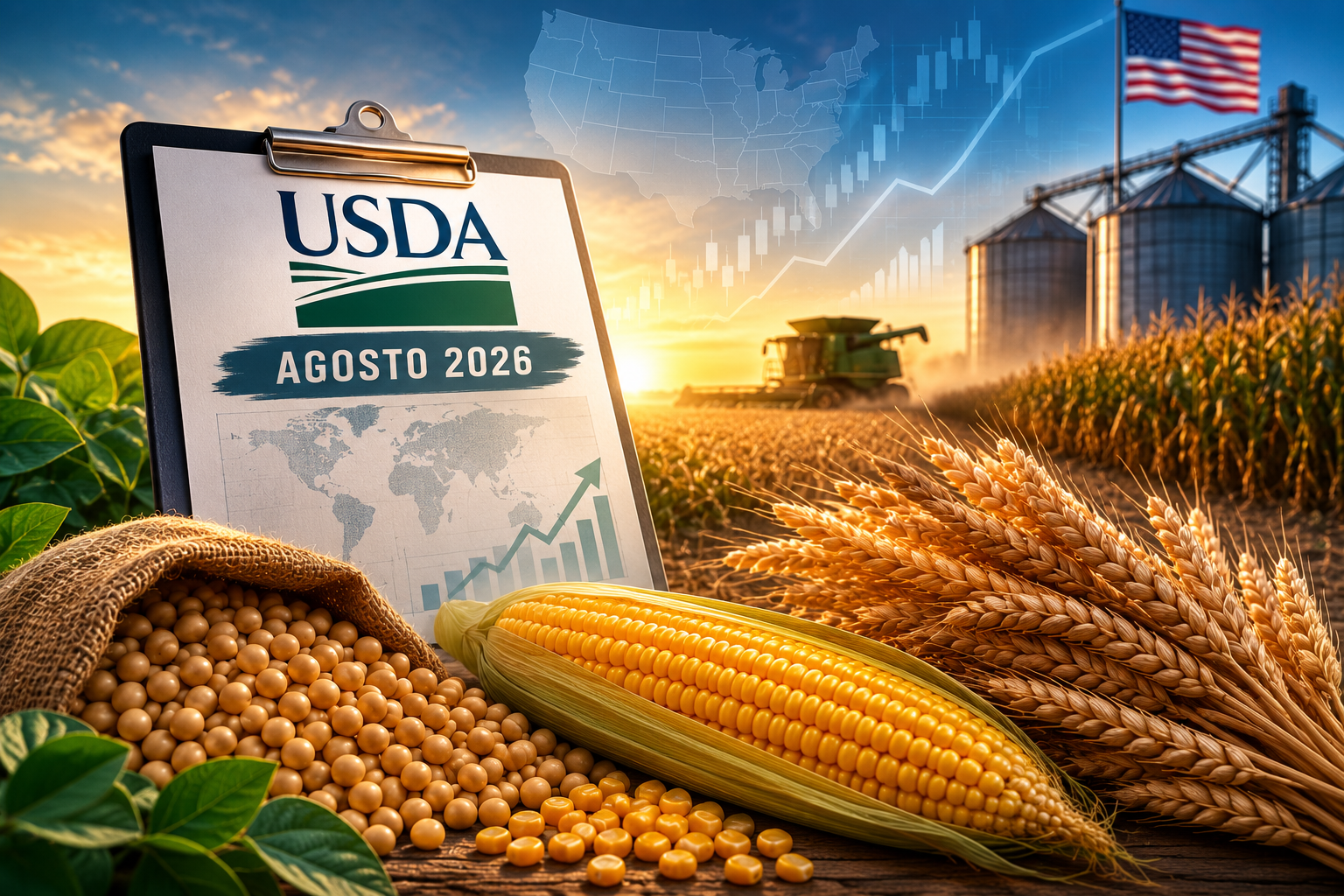 USDA WASDE – Agosto 2026 – ¿EL MERCADO SE PREPARA PARA UNO DE LOS INFORMES MÁS IMPORTANTES DEL AÑO?